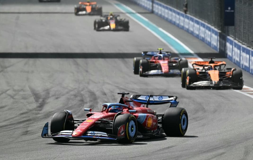 Charles Leclerc diz que terceiro lugar foi o melhor que poderia alcançar em Miami (Foto: AFP)