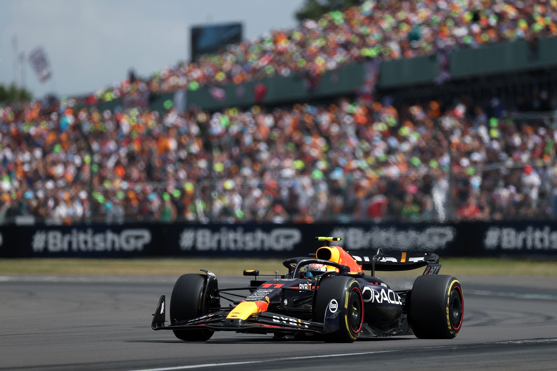 Pérez culpa “falta de sorte” e “começo difícil” por 6º lugar no GP da Inglaterra