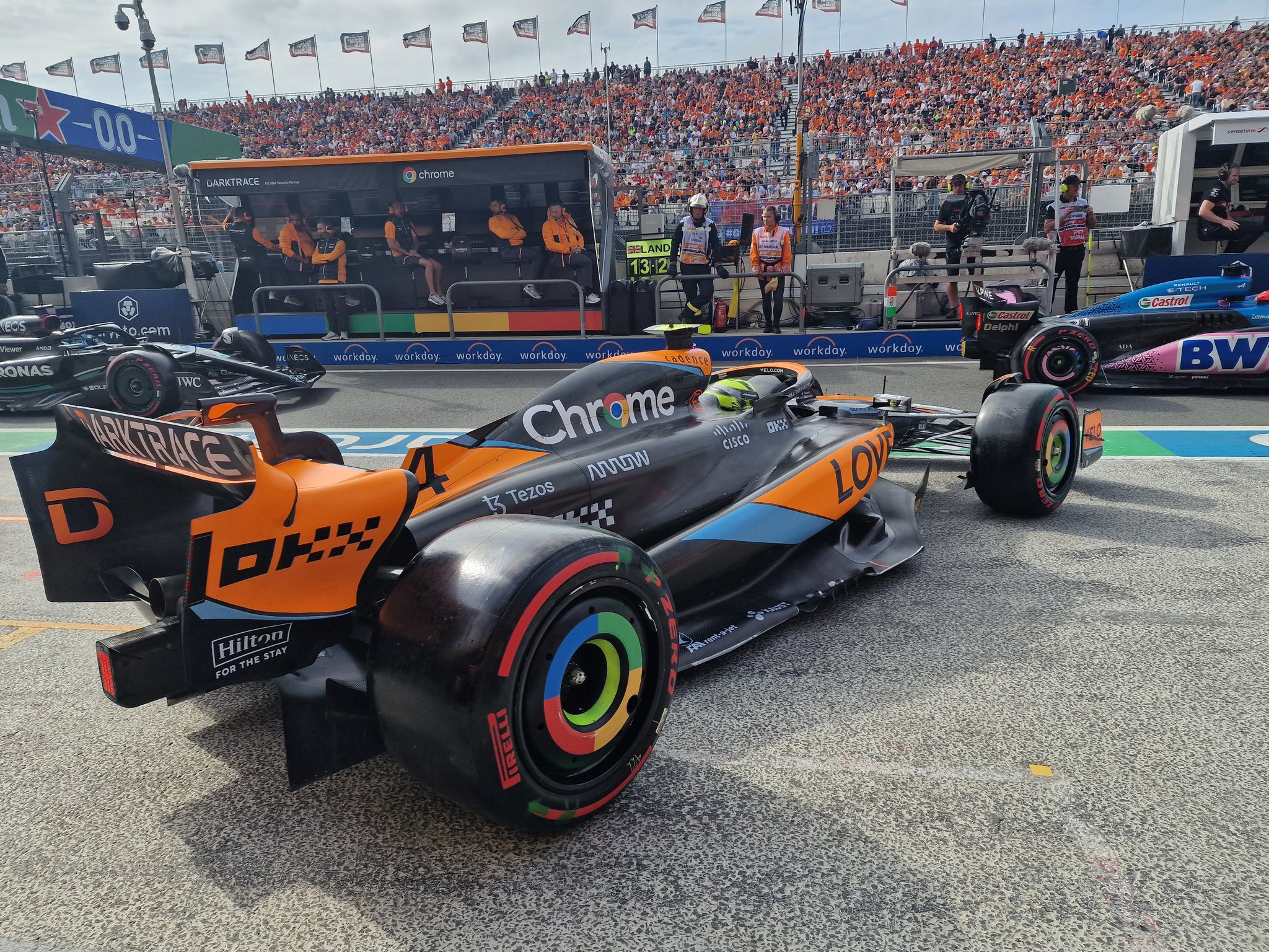 McLaren já foca na corrida após garantir 1ª fila na Holanda: “Começar do zero”